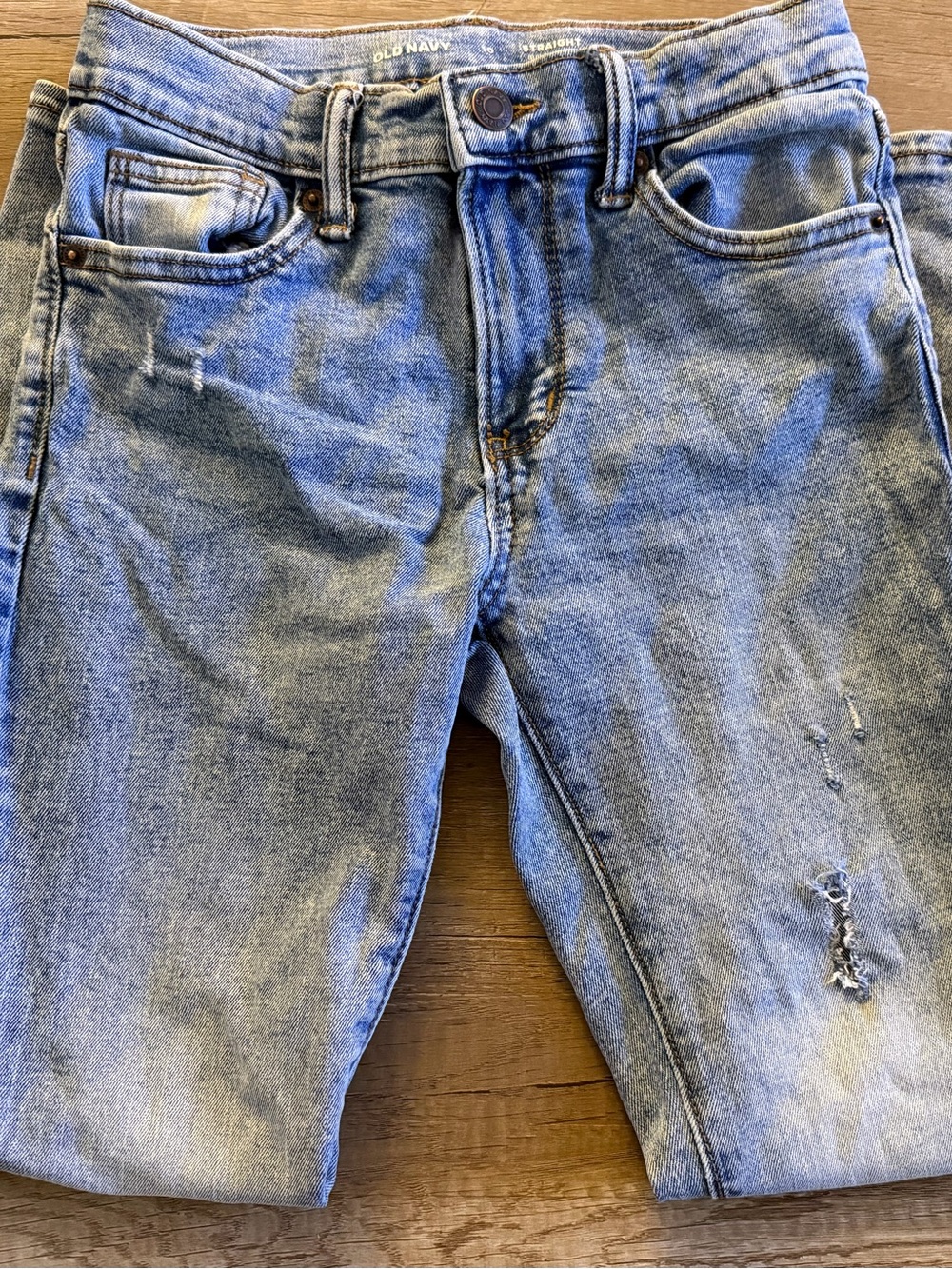 Old Navy Boy’s Light Blue Slim Straight Jeans